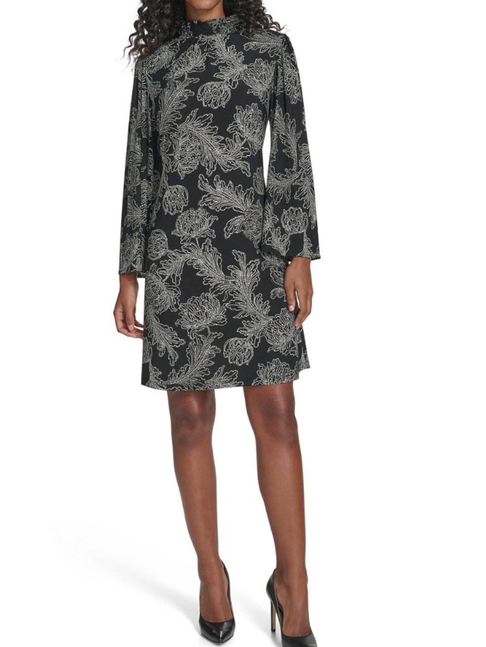 Tommy Hilfiger Women's Printed A-Line Shift Dress Size 10